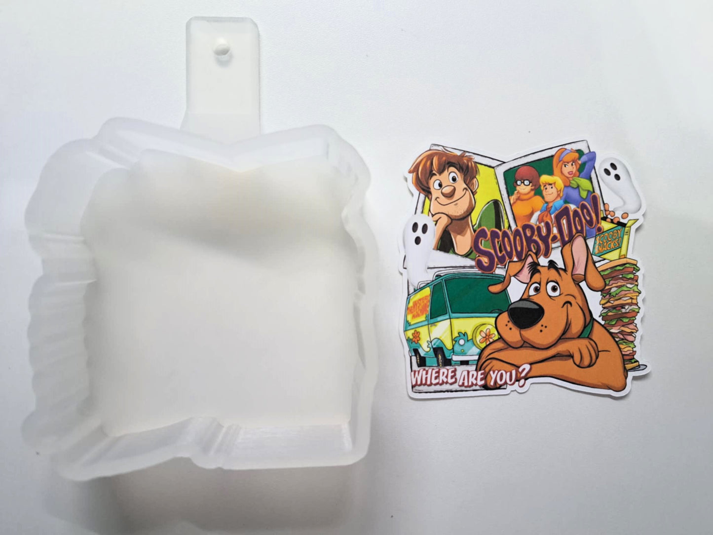 Scooby Doo Collage Cardstock Silicone Mold, Aroma Bead Molds, Premium Cardstock Images