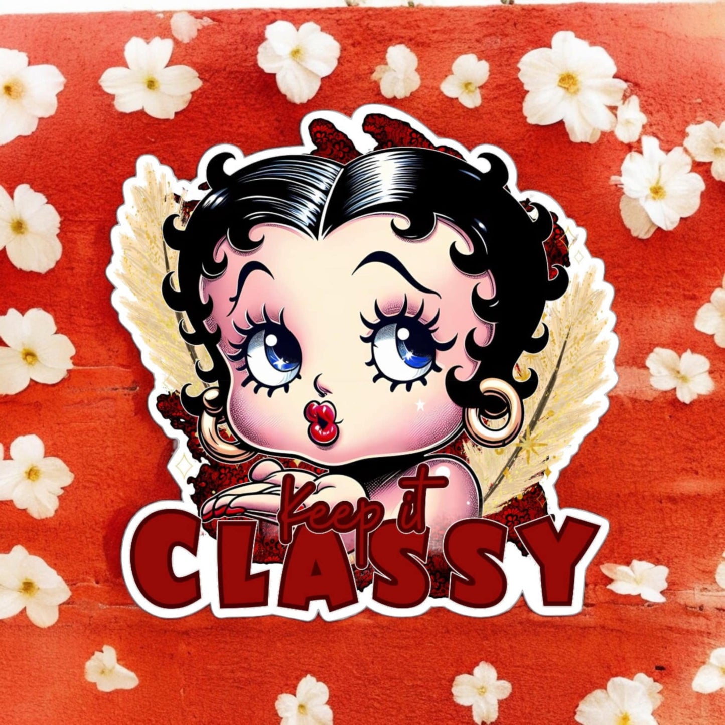 Keep It Classy: Betty Boop Cardstock Silicone Mold, Aroma Bead Molds, Premium Cardstock Images