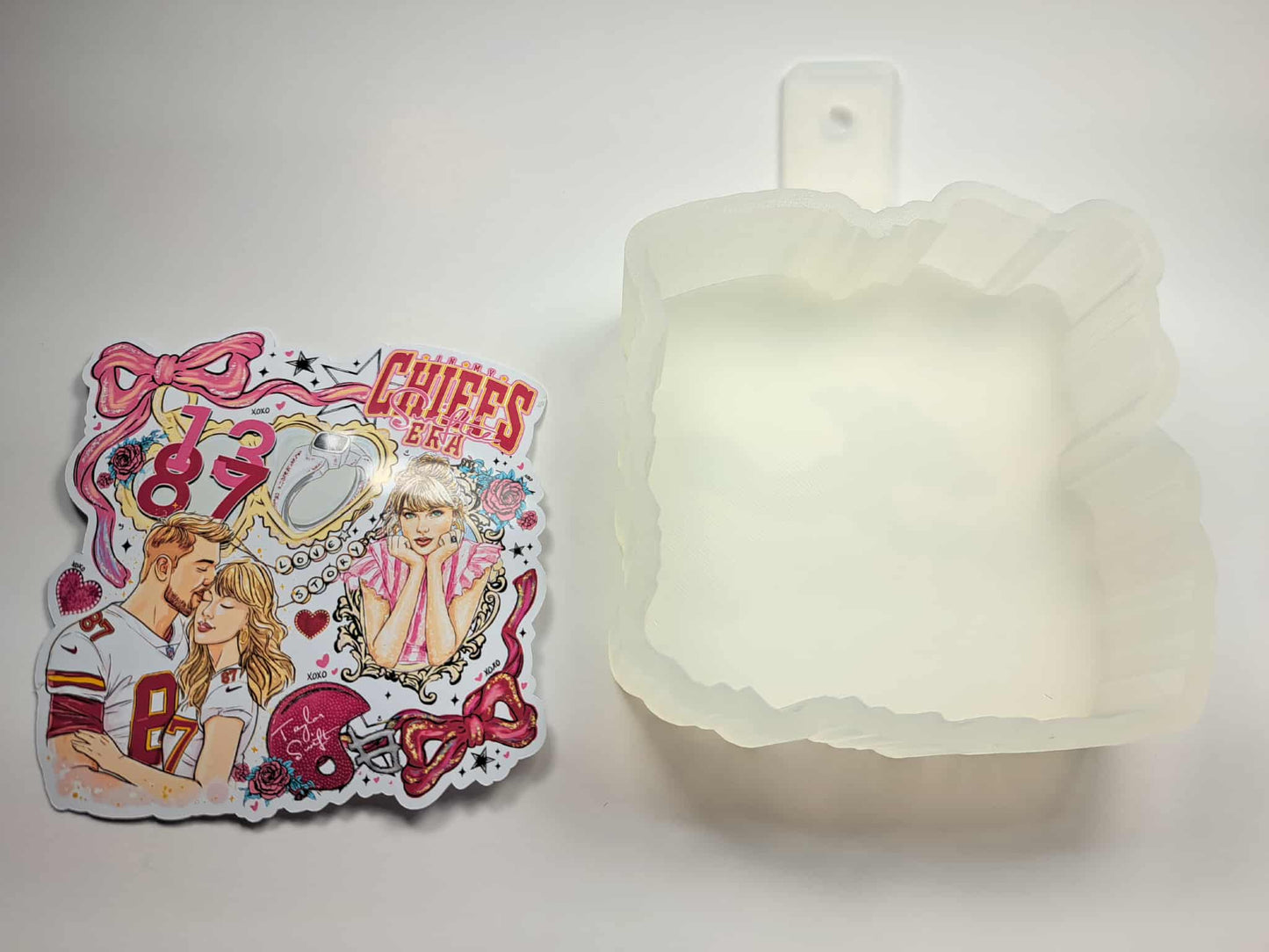 In My Chiefs Swiftie Era: Love Story Cardstock Silicone Mold, Aroma Bead Molds, Premium Cardstock Images