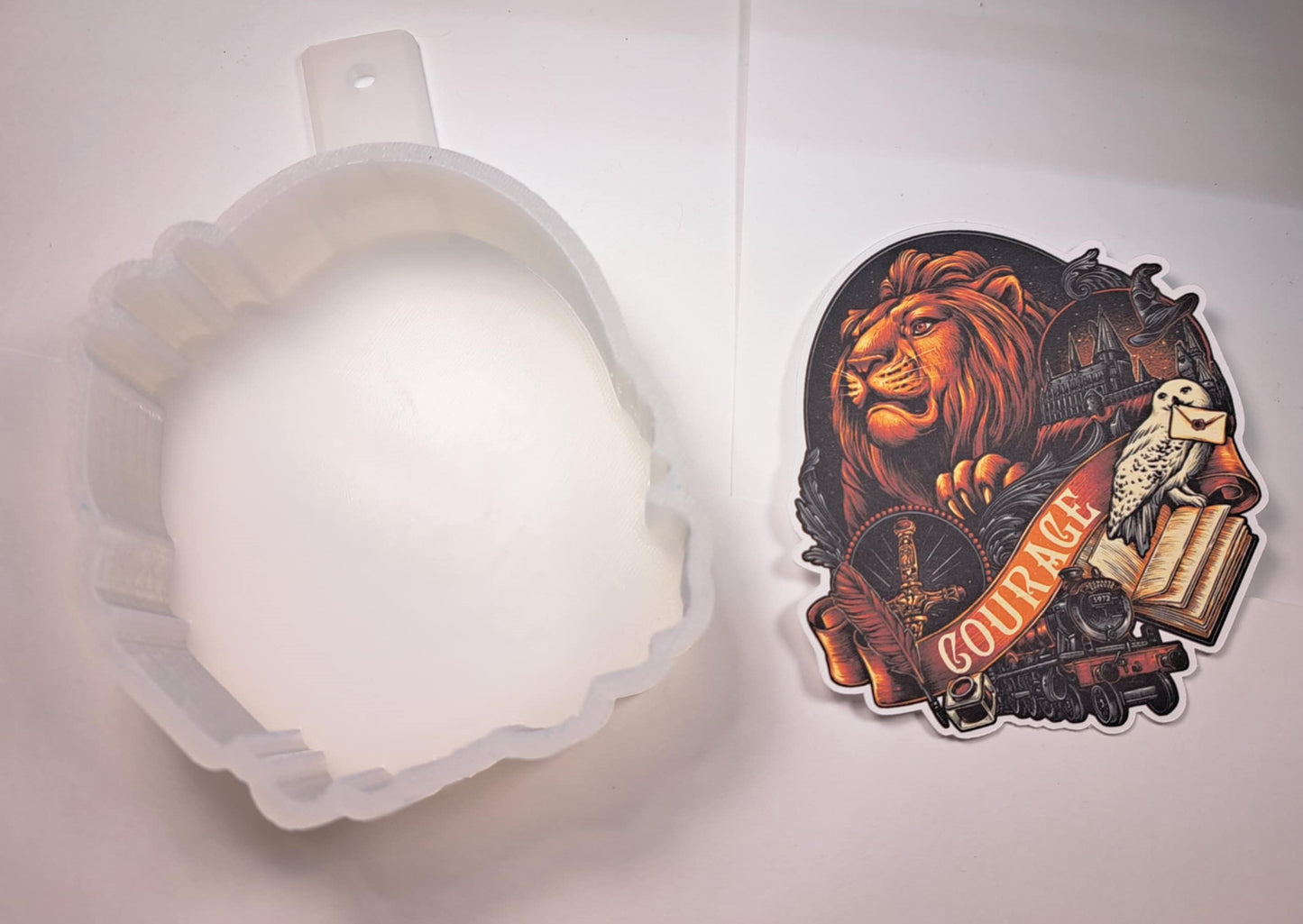 Magical Harry Potter House Mascots - Movie Inspired Cardstock Silicone Mold, Aroma Bead Molds, Premium Cardstock Images