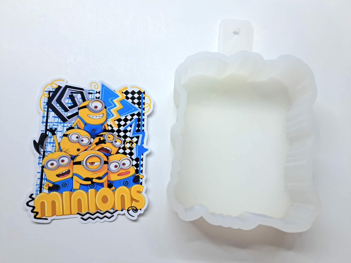 Retro Character Minions Cardstock Silicone Mold, Aroma Bead Molds, Premium Cardstock Images