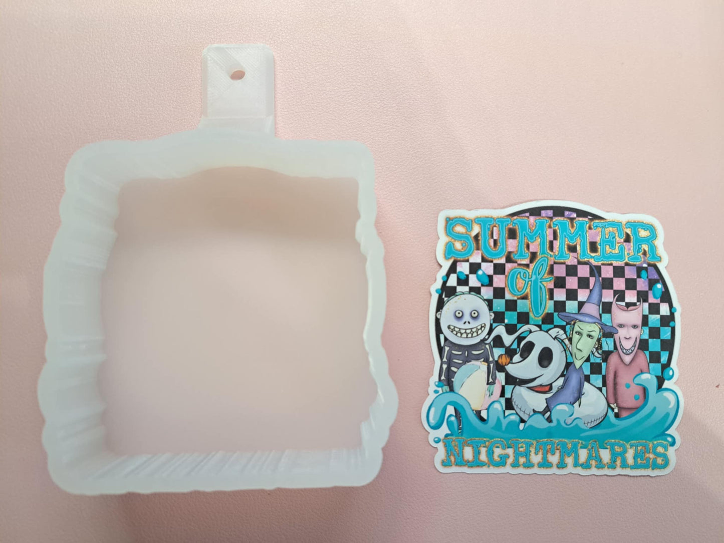 NBC Friends Summer of Nightmares Cardstock Silicone Mold, Aroma Bead Molds, Premium Cardstock