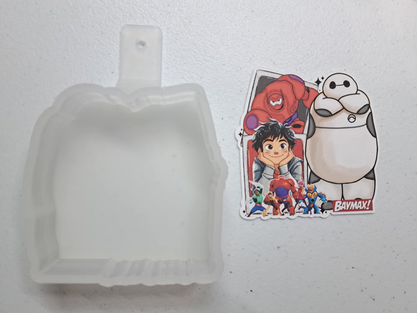 Big Hero 6 Collage Cardstock Silicone Mold, Aroma Bead Molds, Premium Cardstock Images