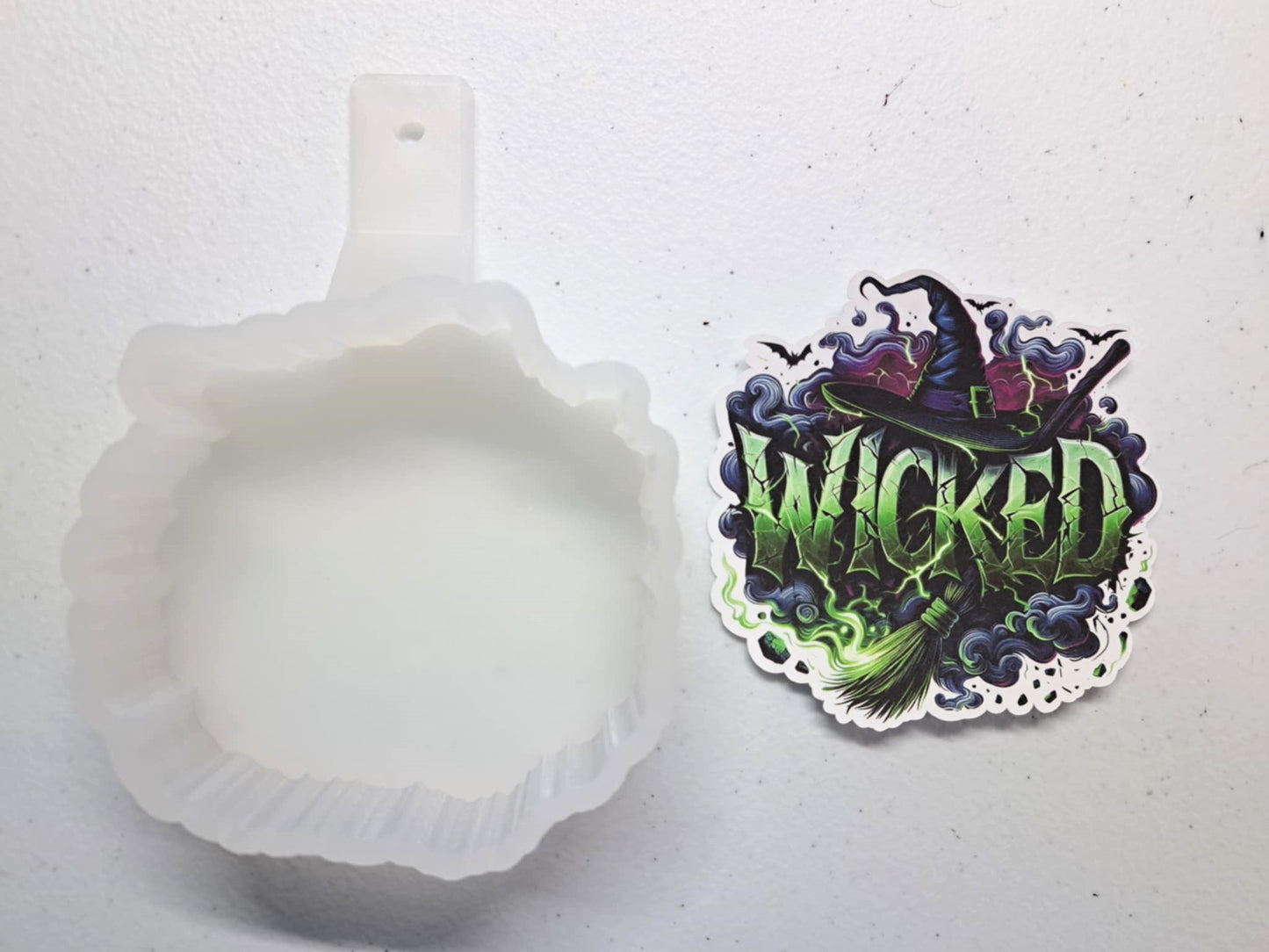 Wicked - Movie Inspired Cardstock Silicone Mold, Aroma Bead Molds, Premium Cardstock Images