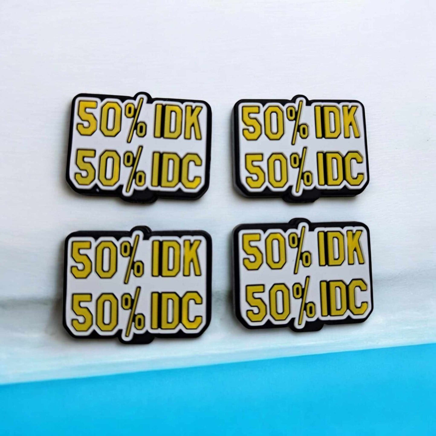 50/50 IDK and IDC Silicone Focal Bead