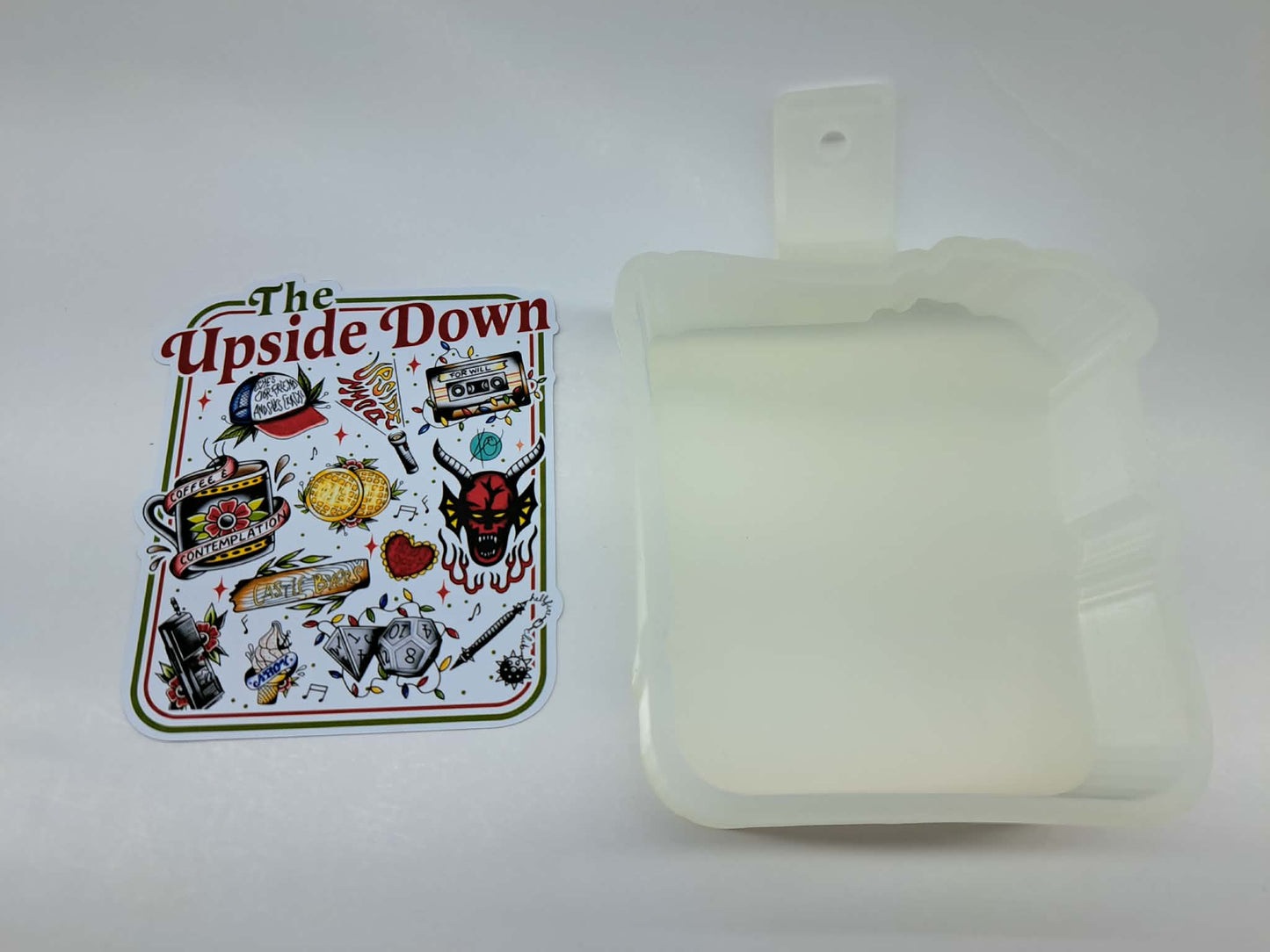 Stranger Things: The Upside Down Cardstock Silicone Mold, Aroma Bead Molds, Premium Cardstock Images