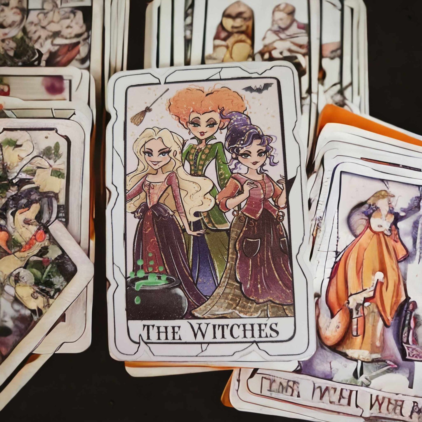 HP Tarot Card: Sisters, Witches, Single Card Movie Inspired Cardstock Silicone Mold, Aroma Bead Molds, Premium Cardstock Images