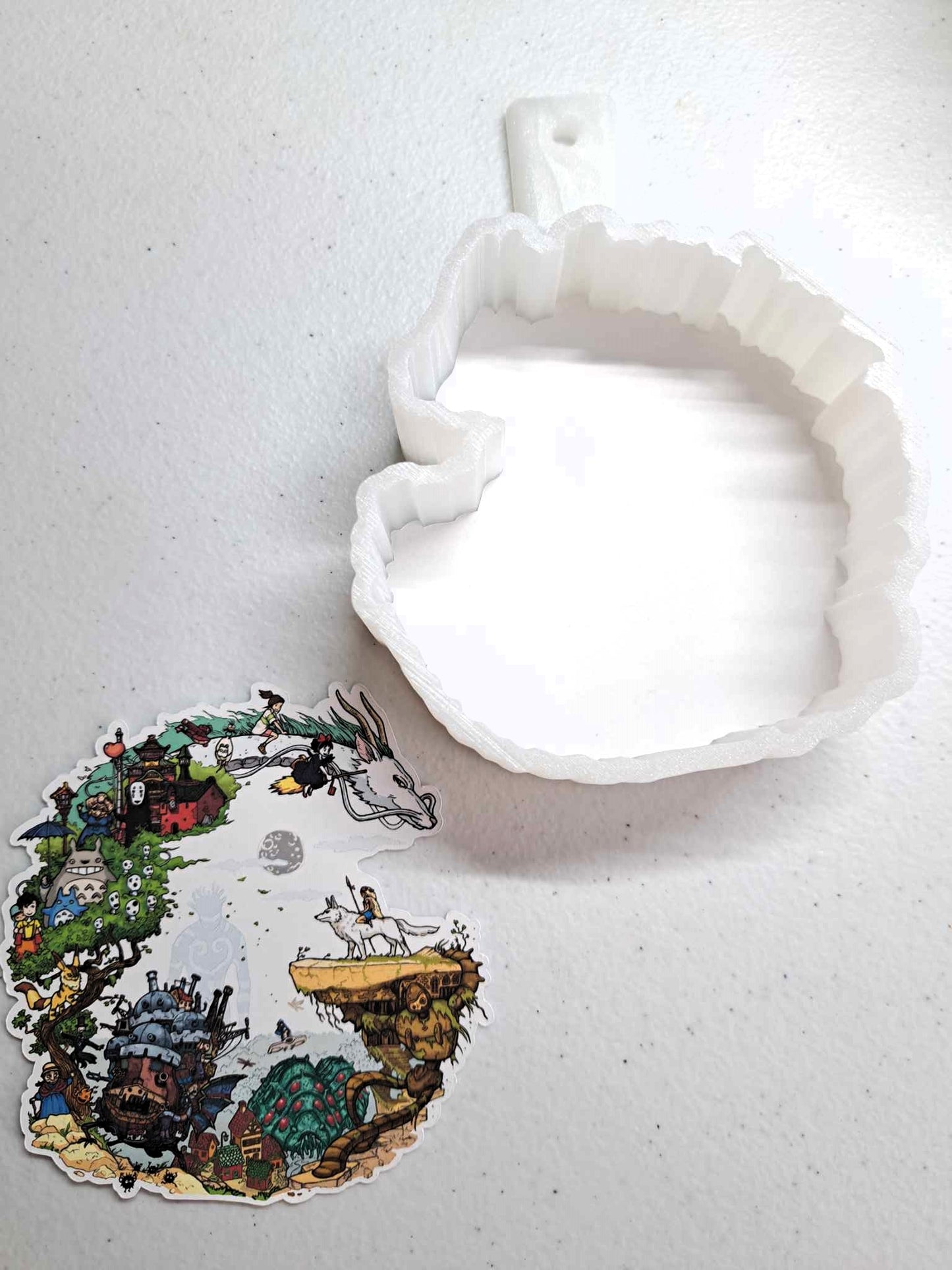 Ghibli Studio Mix - Movie Inspired Cardstock Silicone Mold, Aroma Bead Molds,Car Freshener Mold, Premium Cardstock Images