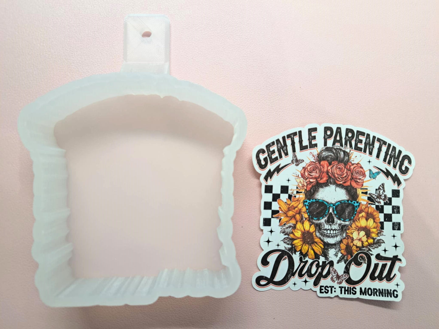 Gentle Parenting Drop Out Cardstock Silicone Mold, Aroma Bead Molds, Premium Cardstock Images