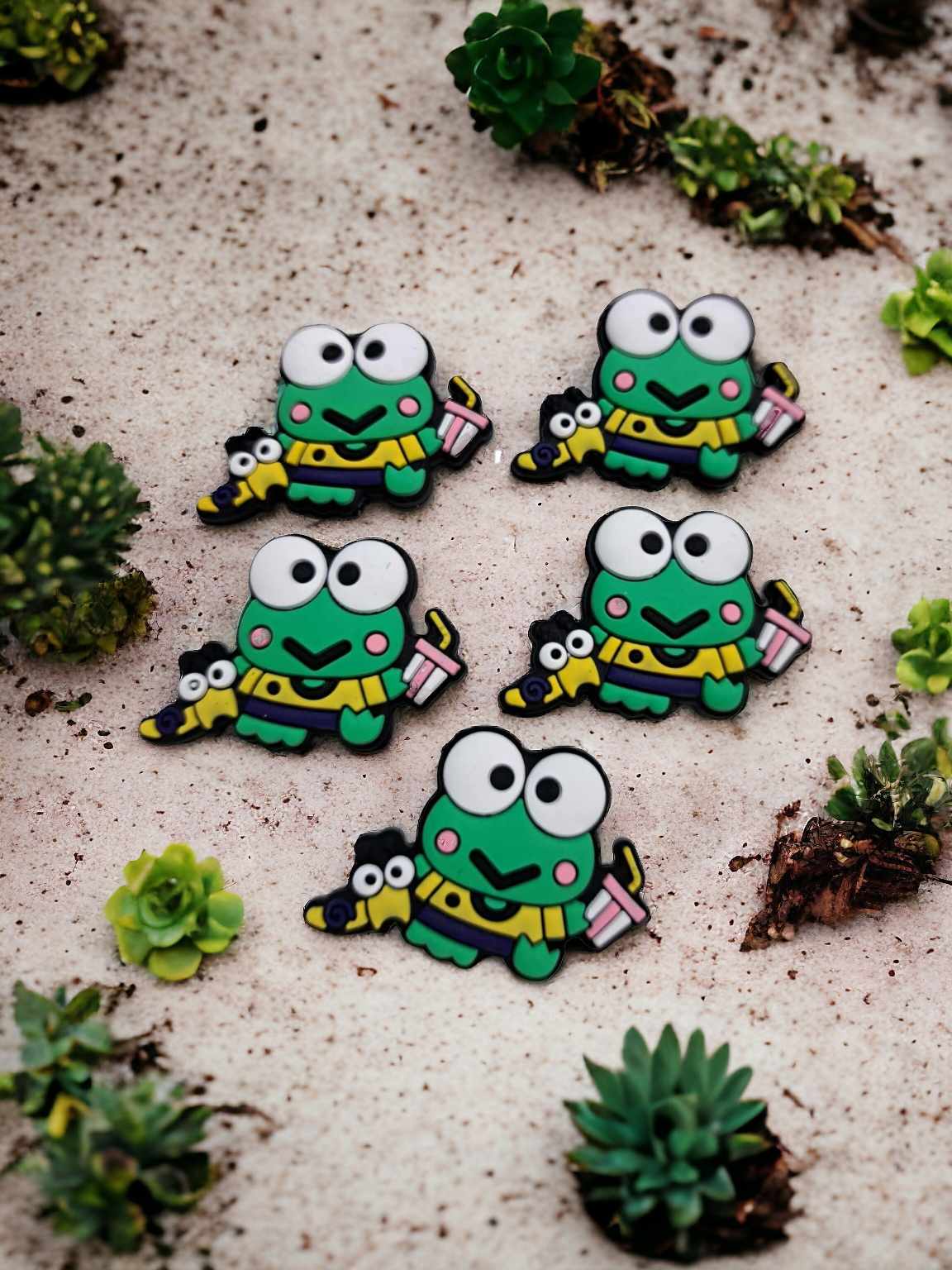 Keroppi Full Body: Hello Kitty Friend Silicone Focal Bead - 0647