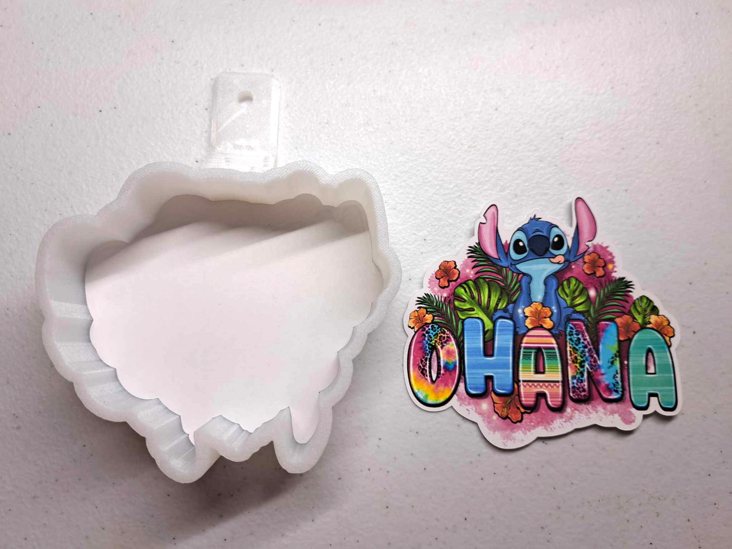 Ohana Stitch Cardstock Silicone Mold, Aroma Bead Molds, Premium Cardstock Images