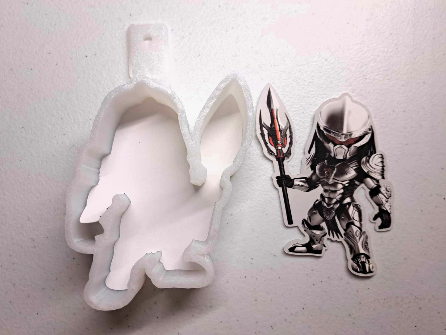 Predator Chibi Cardstock Silicone Mold, Aroma Bead Molds, Premium Cardstock Images