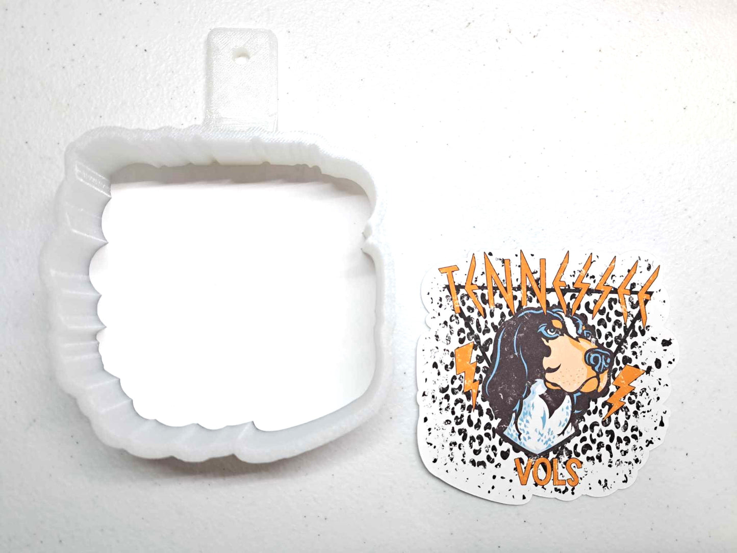 Tennessee Vols Cardstock Silicone Mold, Aroma Bead Molds, Premium Cardstock Images