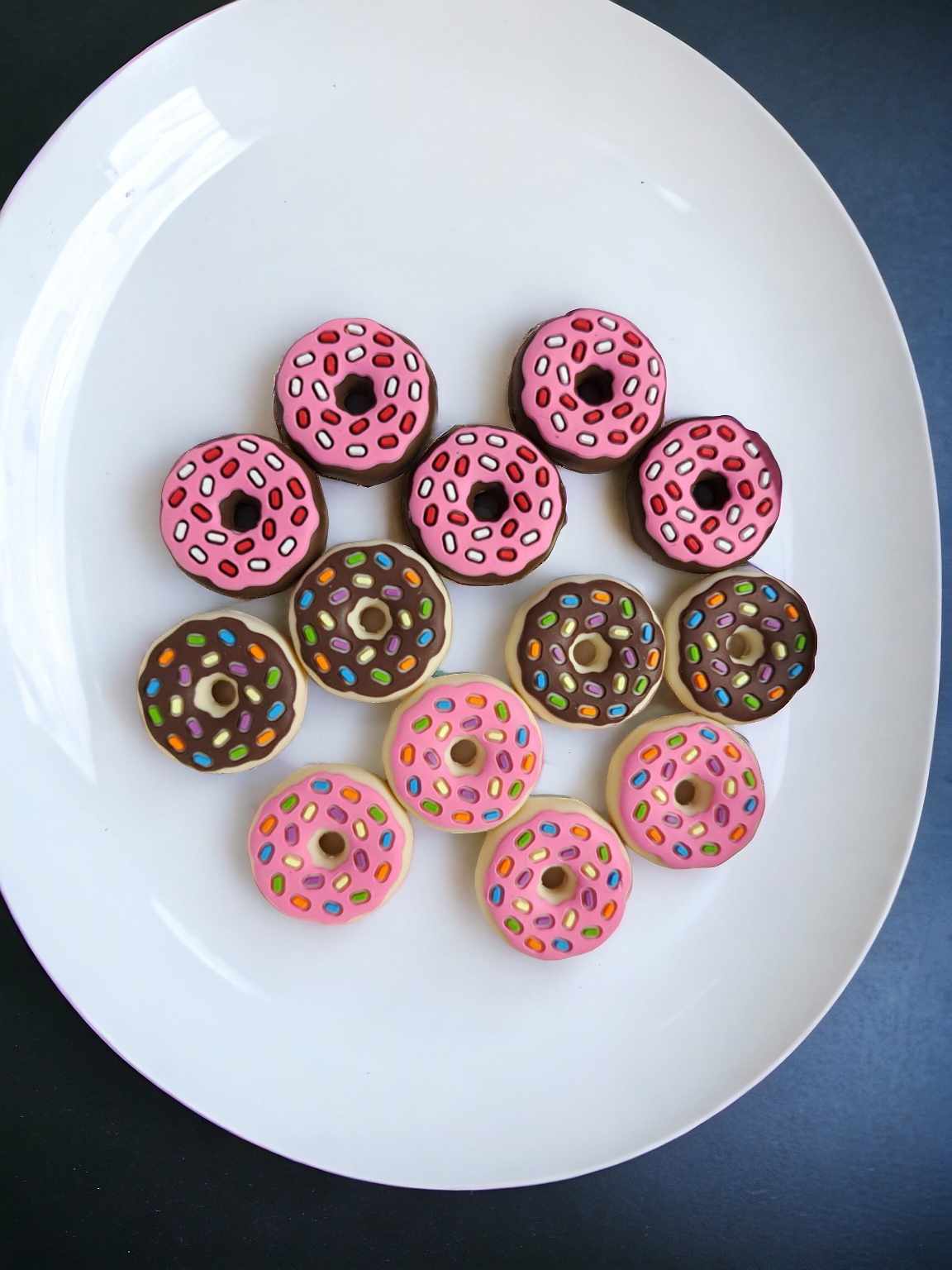 Donuts with Sprinkles Silicone Focal Bead - 0700