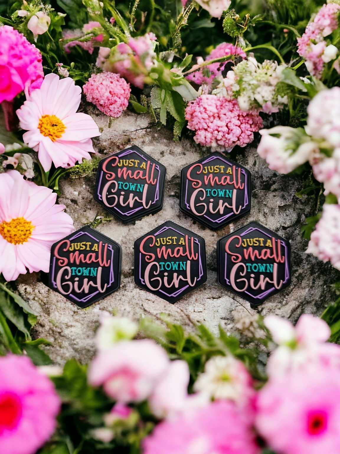 Just a Small Town Girl Focal Bead - 0839