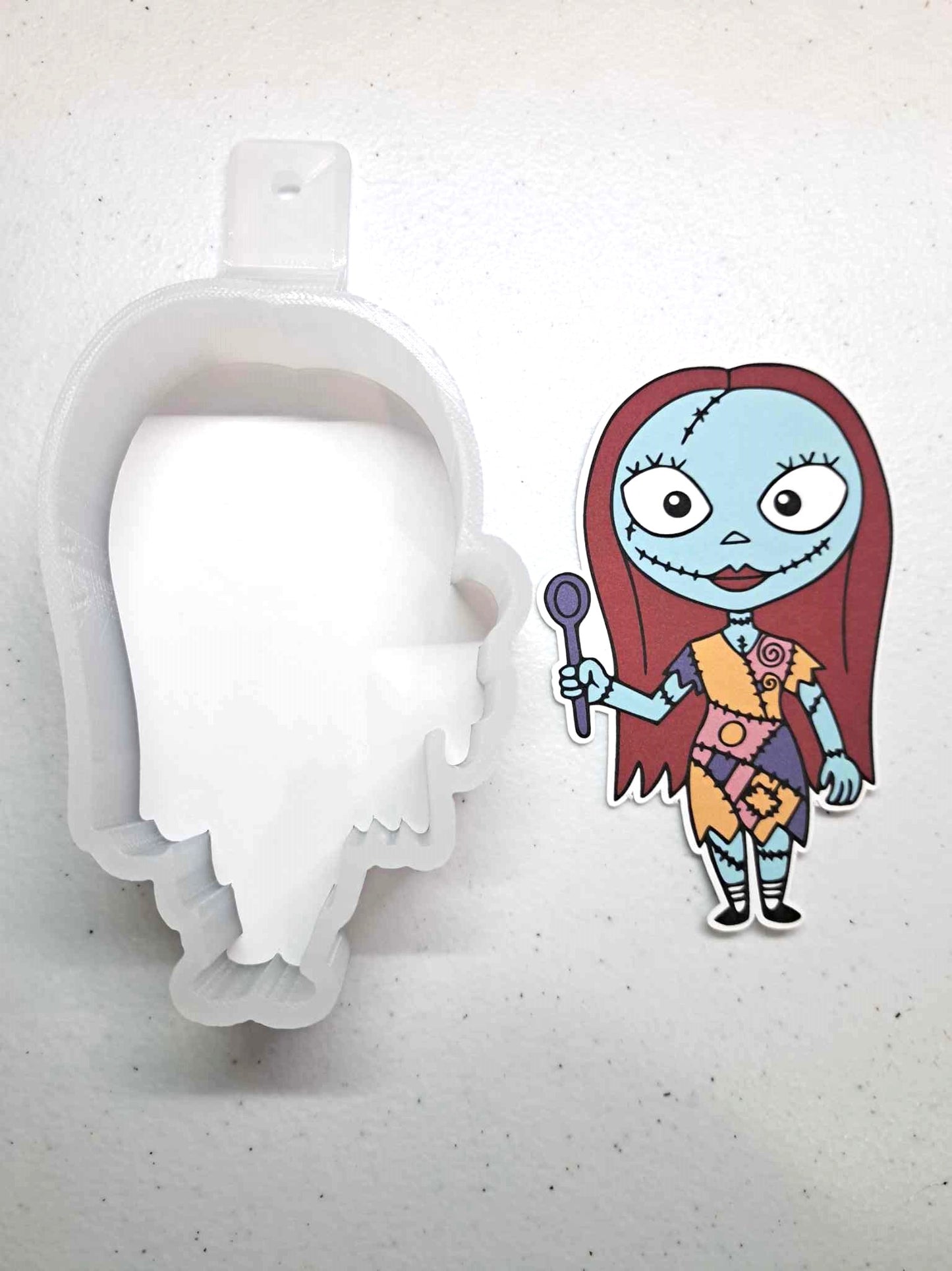 Nightmare Sally Halloween Cardstock Silicone Mold, Aroma Bead Molds