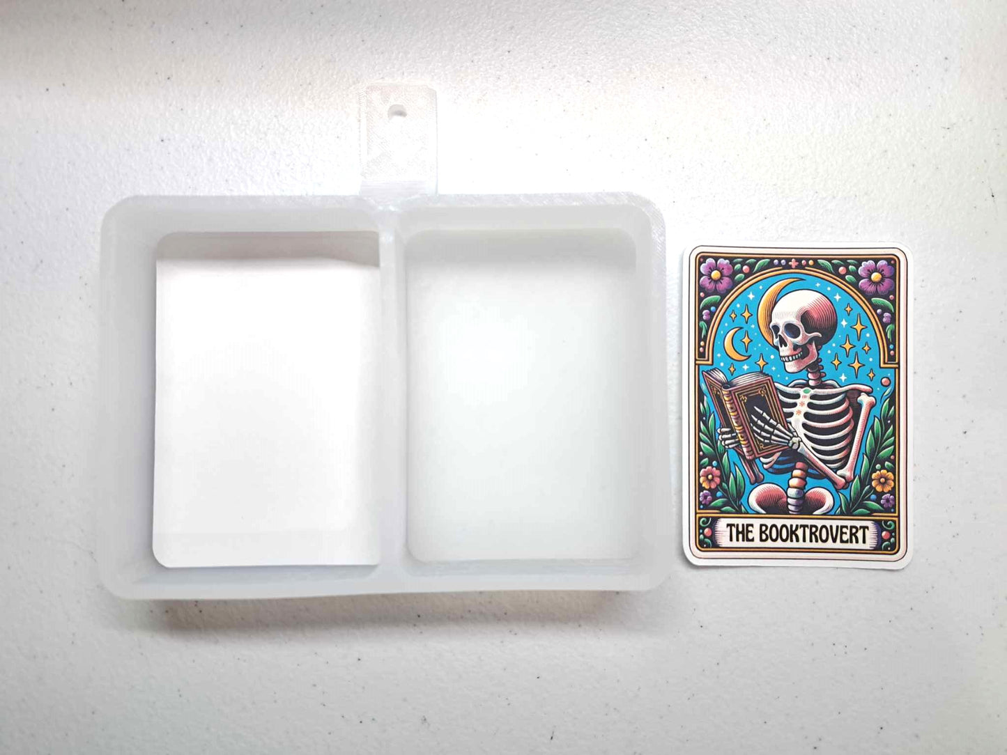Tarot Cards: Fall & Halloween Mix Dual Cavity Cardstock Silicone Mold, Aroma Bead Molds, Premium Cardstock Images