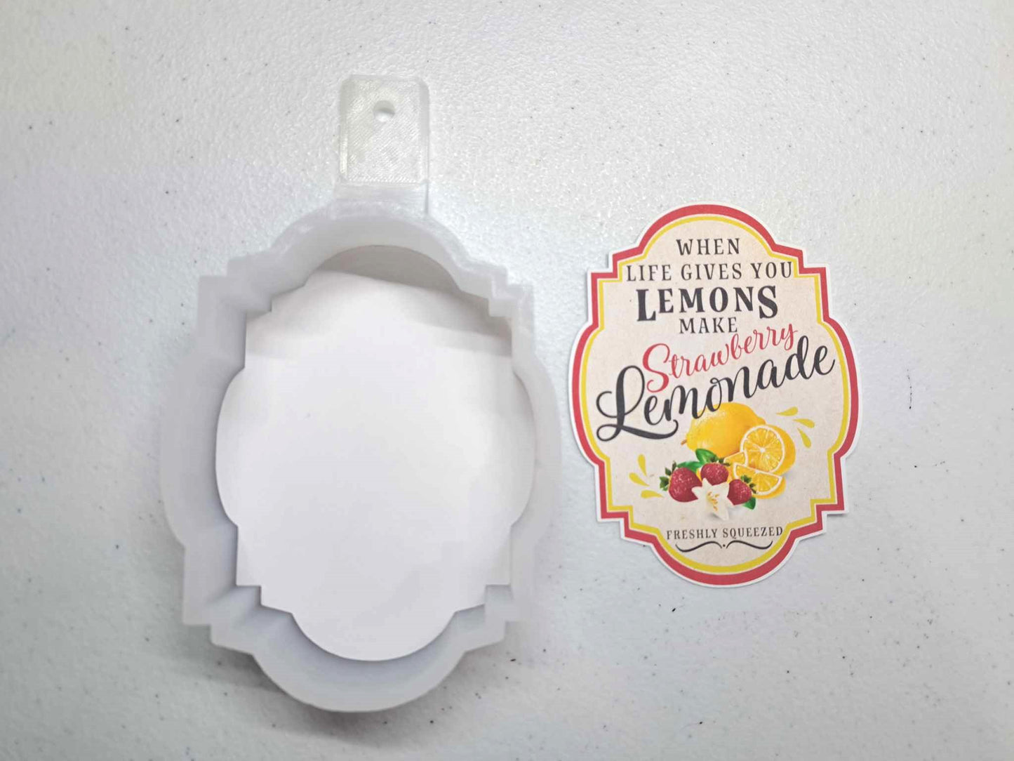 Drink Label Frame With Multiple Insert Options: Whoville, Jelly Roll, Hook, Margaritas, Vodka, Sweet Tea Cardstock Silicone Mold, Aroma Bead Molds