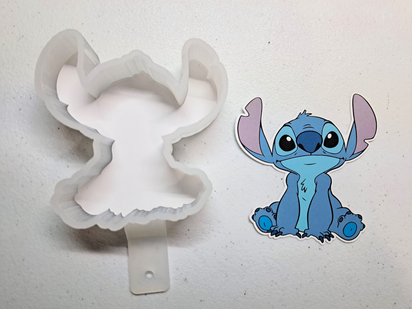 Stitch 1 Cardstock Silicone Mold, Aroma Bead Molds, Premium Cardstock Images