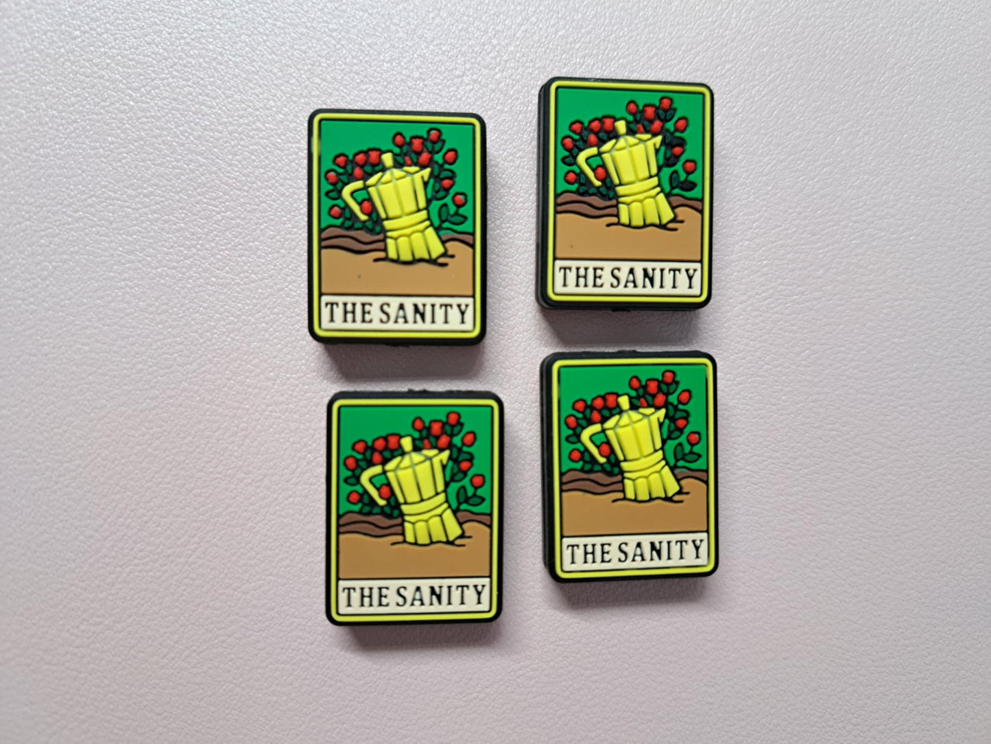 Tarot Card: The Sanity Silicone Focal Bead