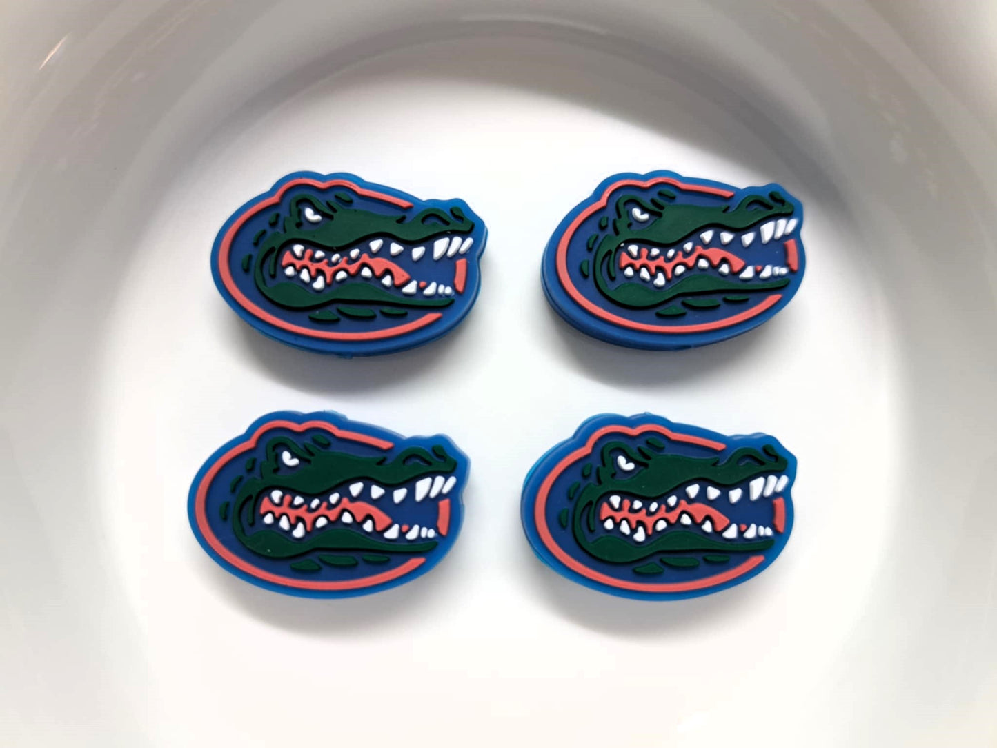 Florida Gators Logo Silicone Focal Bead