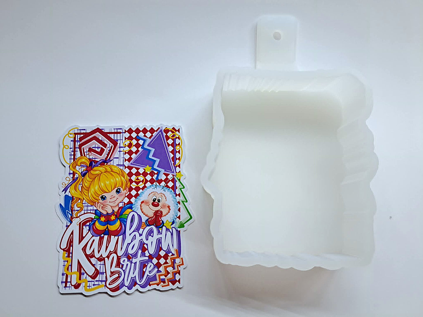 Retro Character Rainbow Brite Cardstock Silicone Mold, Aroma Bead Molds, Premium Cardstock Images