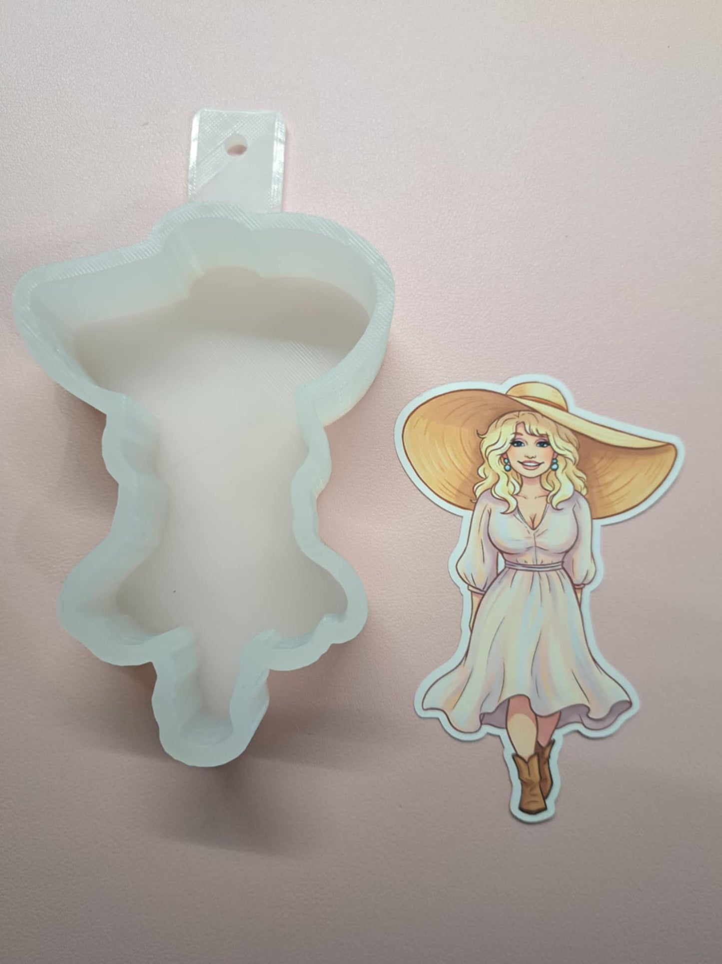 Dolly Chibi Cardstock Silicone Mold, Aroma Bead Molds, Premium Cardstock Images