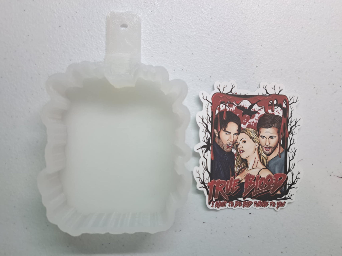 True Blood: TV Show Inspired Cardstock Silicone Mold, Aroma Bead Molds, Premium Cardstock Images