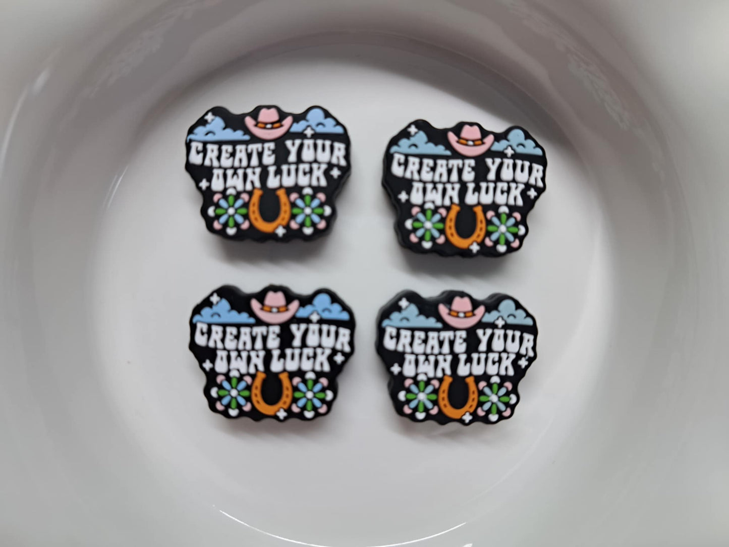 Create Your Own Luck Silicone Focal Bead