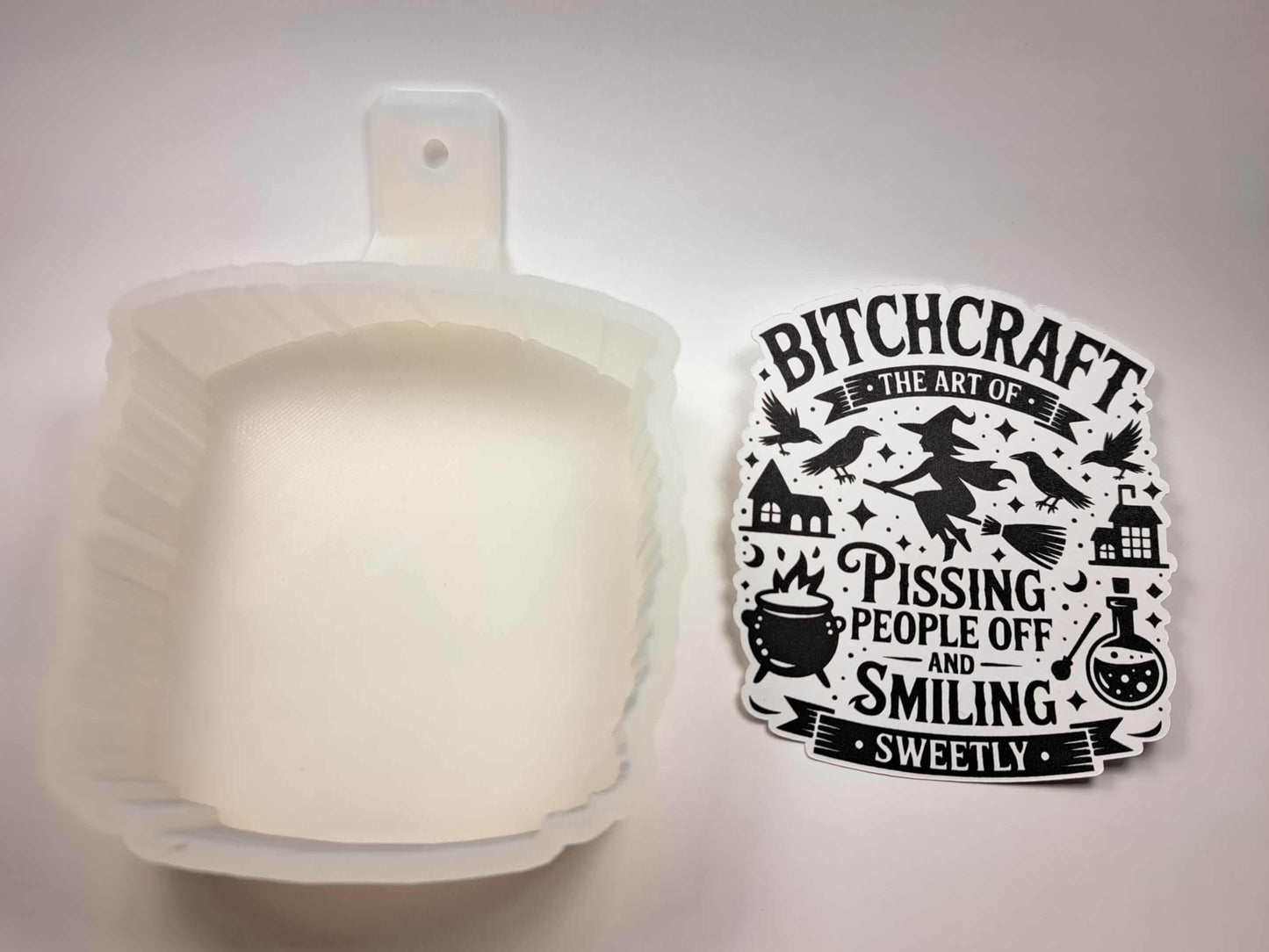 Bitchcraft Cardstock Silicone Mold, Aroma Bead Molds, Premium Cardstock Images