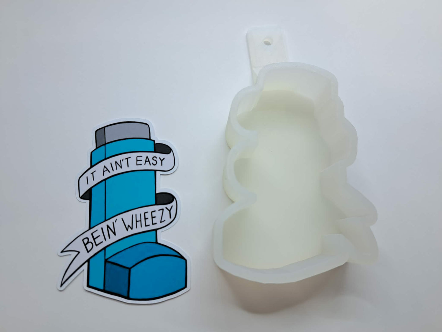 It Ain't Easy Being Wheezy Cardstock Silicone Mold, Aroma Bead Molds, Premium Cardstock Images