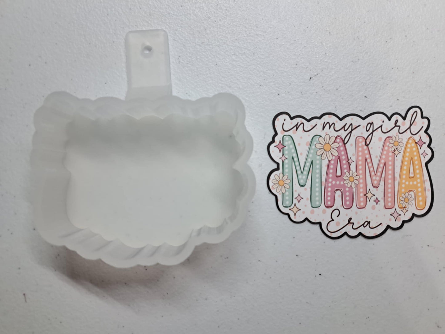 Girl Mama Era Cardstock Silicone Mold, Aroma Bead Molds,Premium Cardstock Images