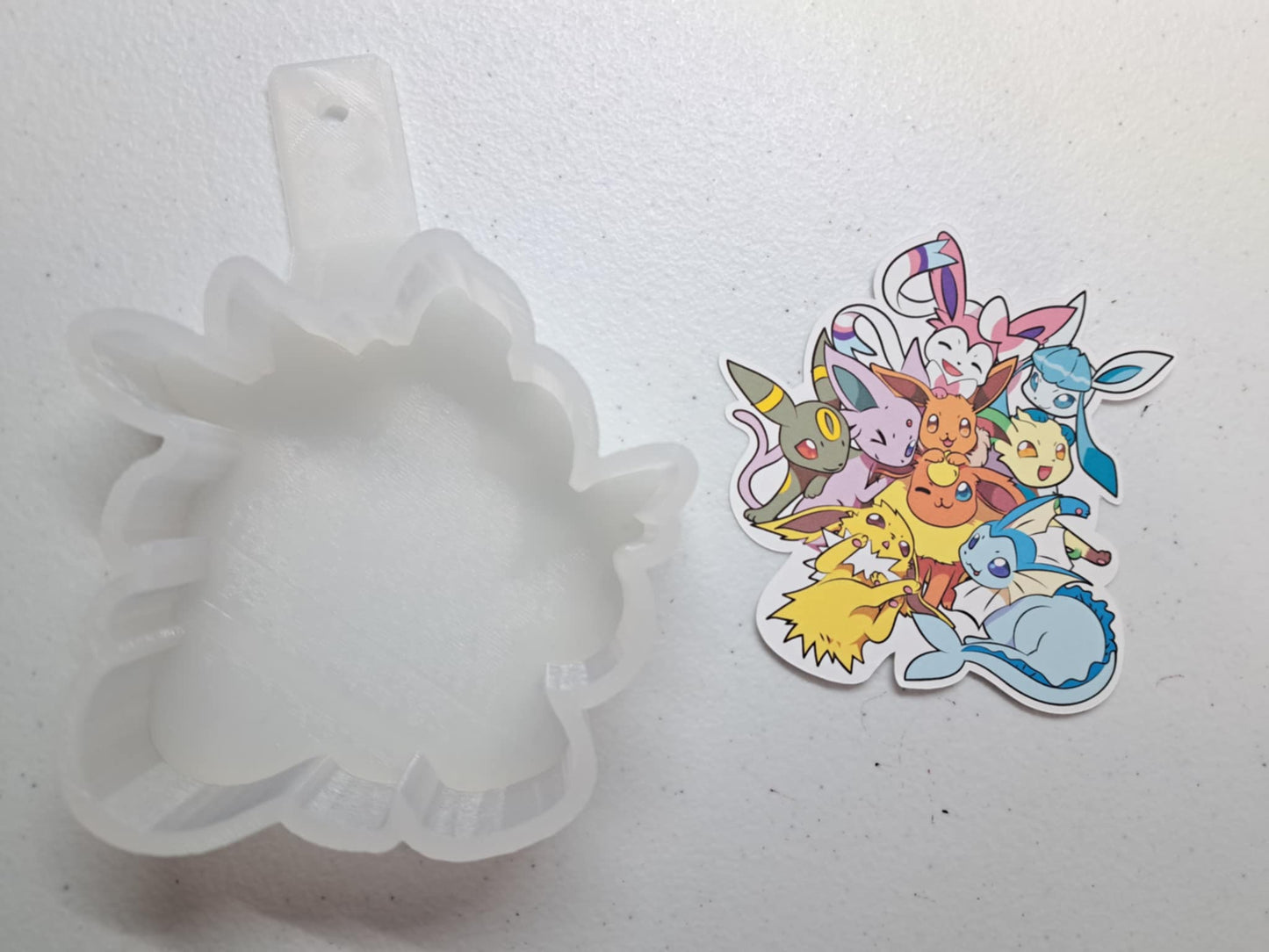 Pokemon: Eevee Evolutions Cardstock Silicone Mold, Aroma Bead Molds
