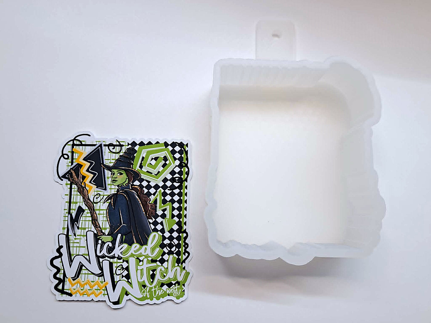 Retro Preppy Disney Villians Wicked Witch Cardstock Silicone Mold, Aroma Bead Molds, Premium Cardstock Images
