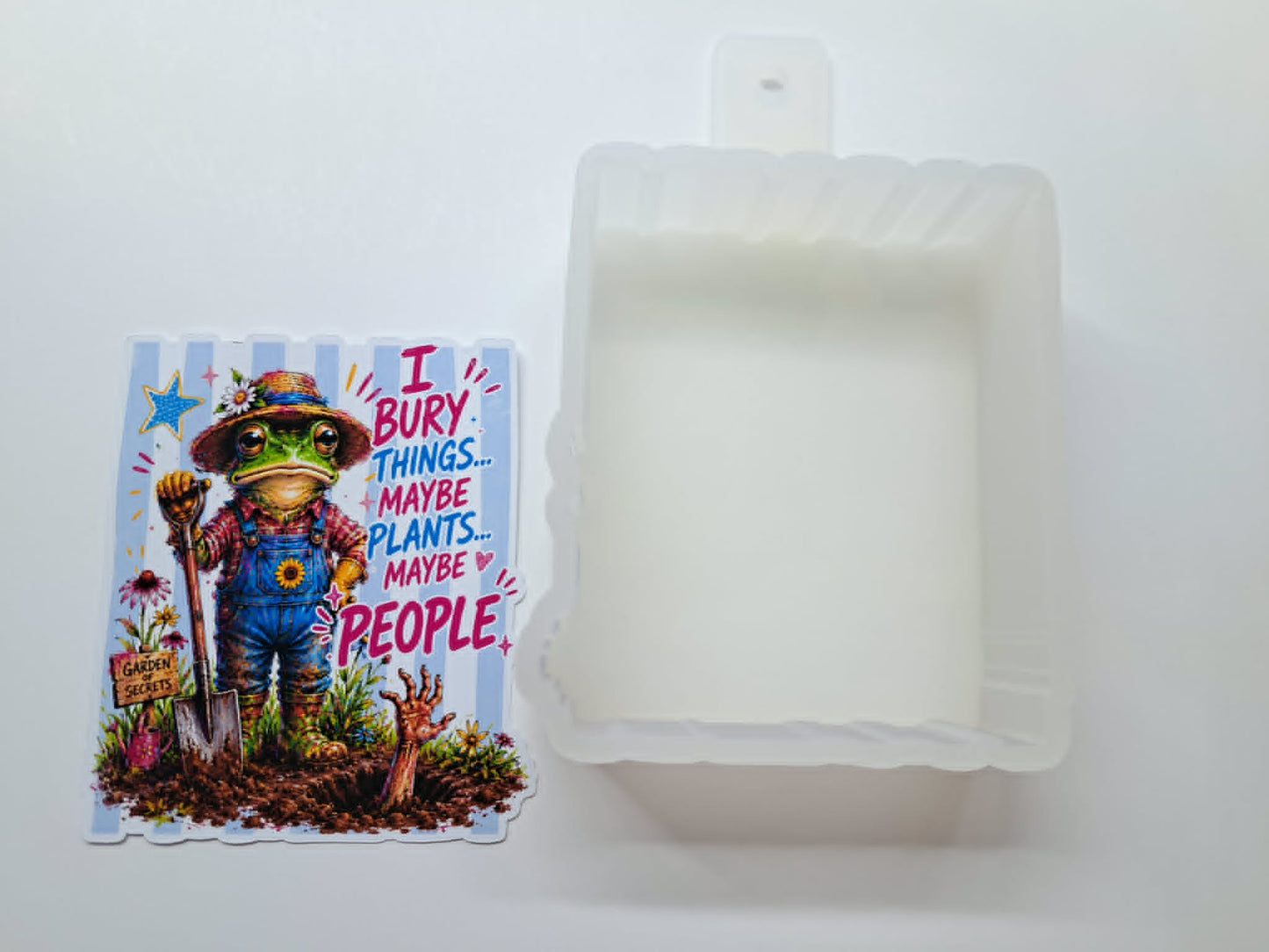 I Bury Things Preppy Cardstock Silicone Mold, Aroma Bead Molds, Premium Cardstock Images