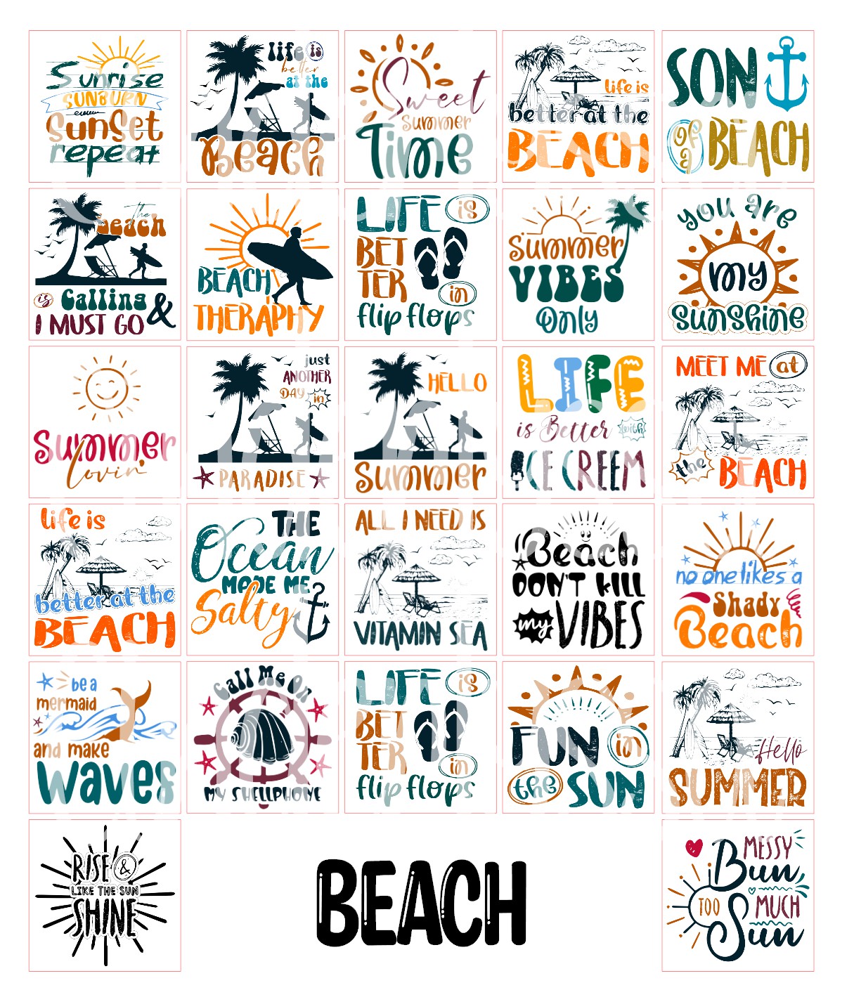 3 inch Square: Beach Cardstock/Picture With Beveled Edge Cardstock Silicone Mold, Aroma Bead Molds