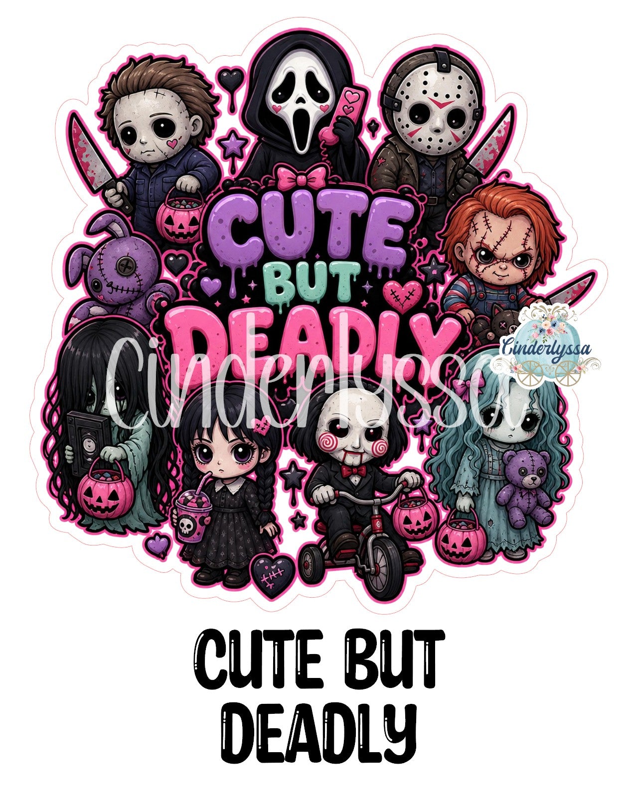 Cute But Deadly Cardstock Silicone Mold, Aroma Bead Molds, Premium Cardstock Images