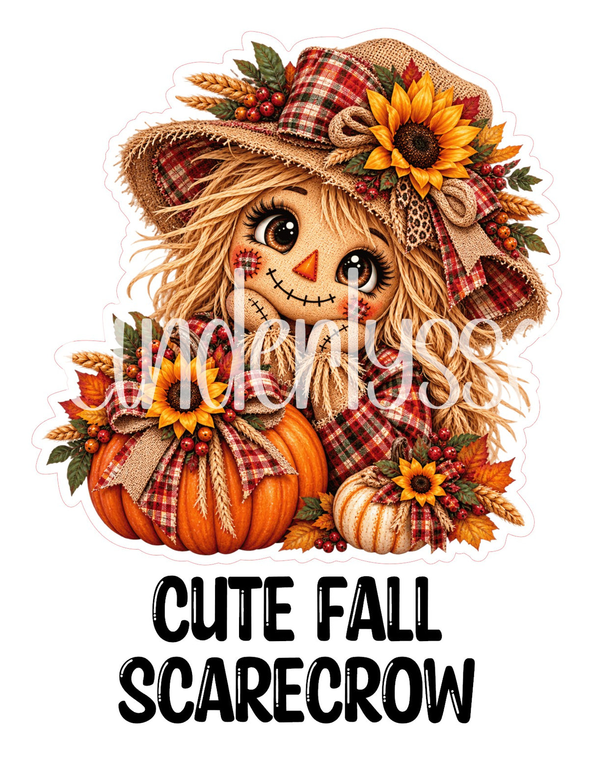 Cute Fall Scarecrow Cardstock Silicone Mold, Aroma Bead Molds, Premium Cardstock Images