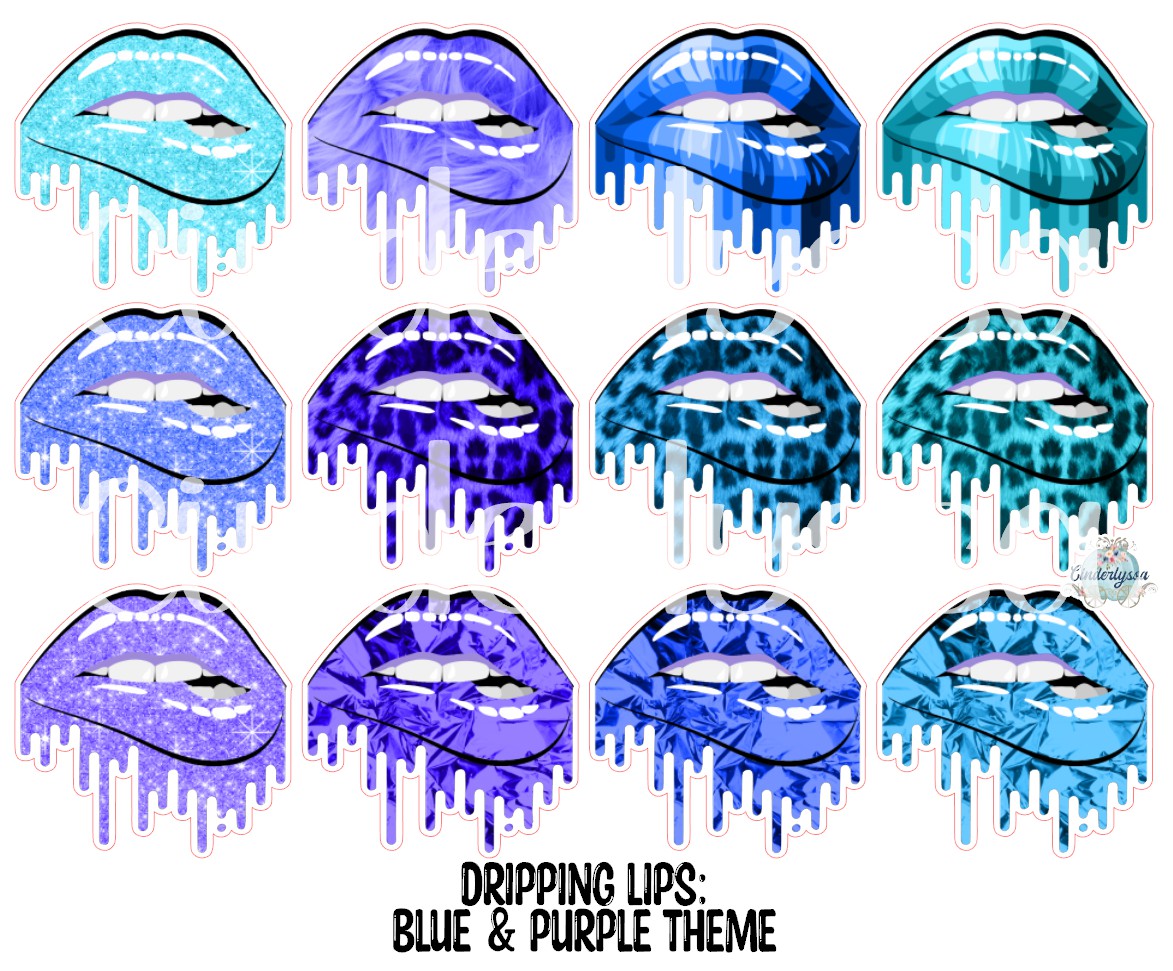 Dripping Lips Cardstock Silicone Mold, Aroma Bead Molds, Premium Cardstock Images