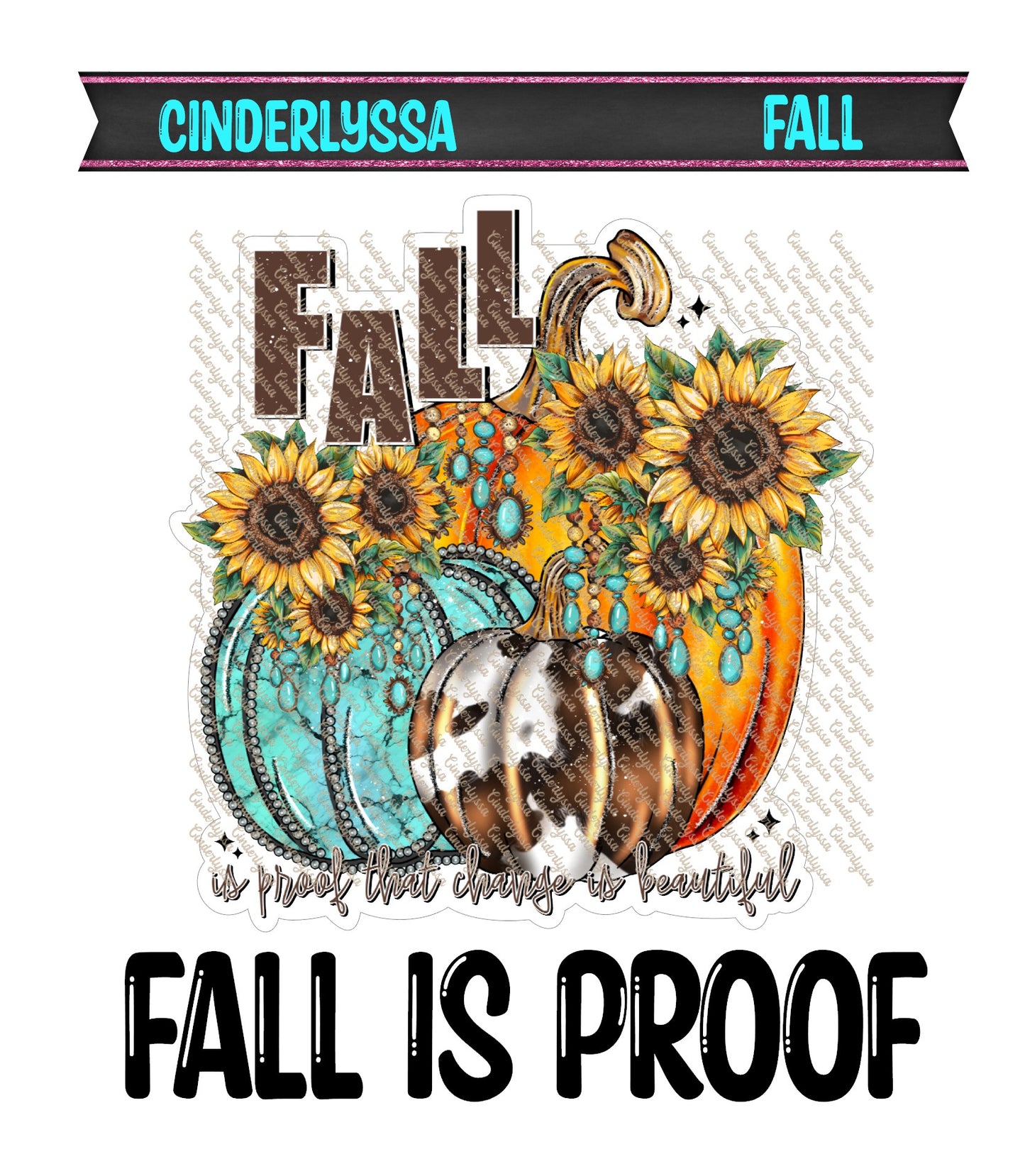 Fall Is Proof - With Sunflowers Cardstock Silicone Mold, Aroma Bead Molds, Premium Cardstock Images