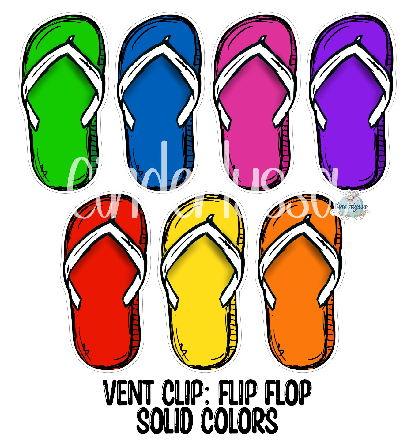 VENT CLIP: Flip Flop Two Cavity Small Vent Clip Size Cardstock Silicone Mold, Aroma Bead Molds, Premium Cardstock Images