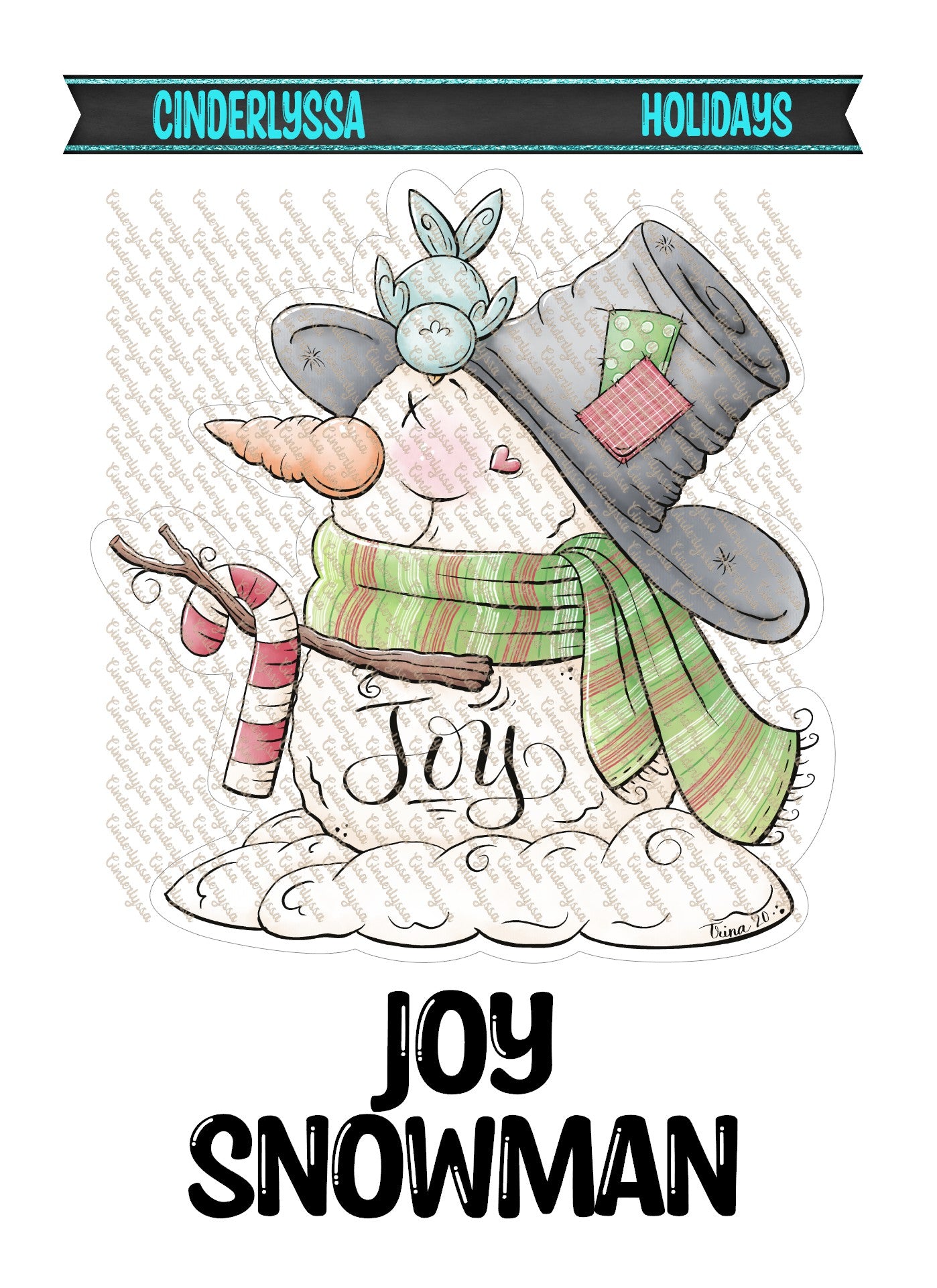 Joy Snowman Cardstock Silicone Mold, Aroma Bead Molds, Car Freshies, Premium Cardstock Images