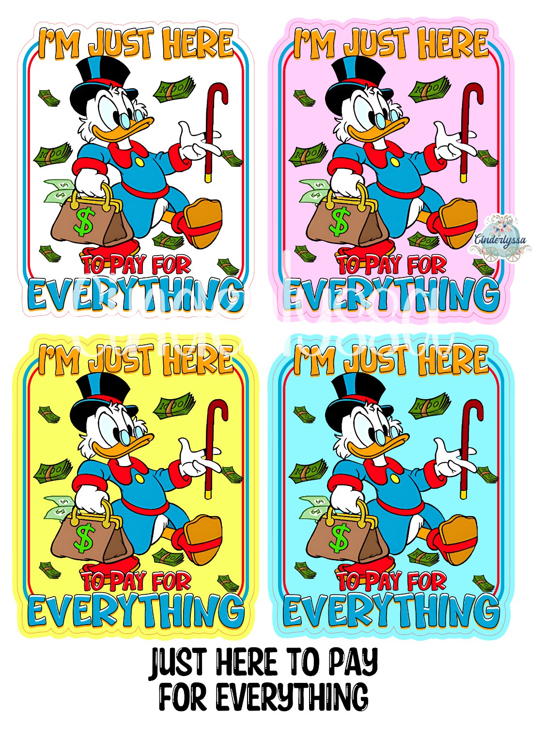 Just Here To Pay For Everything Cardstock Silicone Mold, Aroma Bead Molds, Premium Cardstock Images