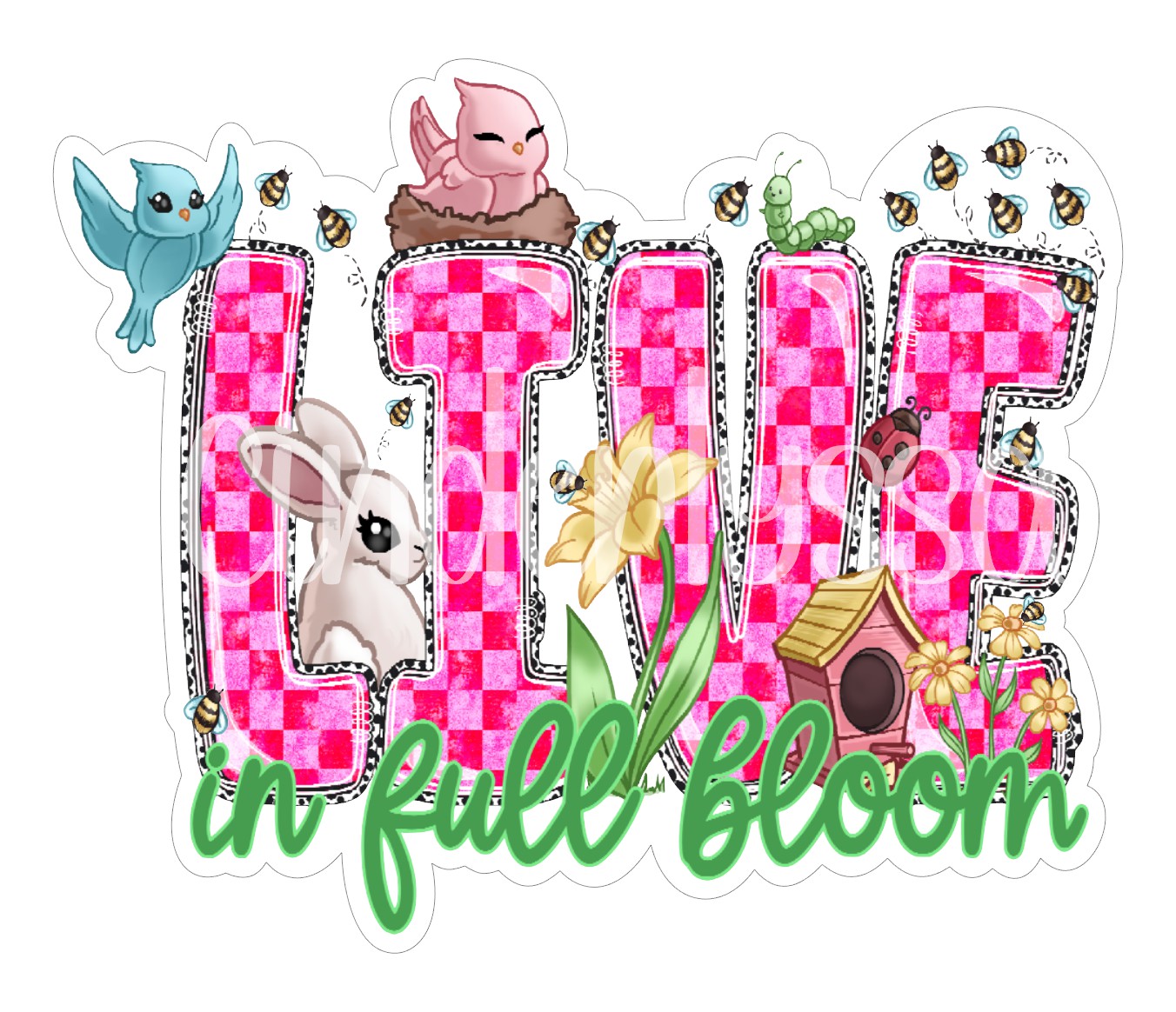 Live In Full Bloom Cardstock Silicone Mold, Aroma Bead Molds, Premium Cardstock Images