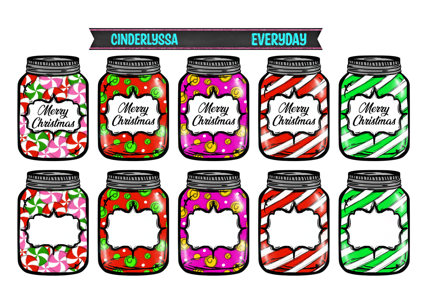 Mason Jar: Western, Teacher, Halloween & Christmas Themes Cardstock Silicone Mold, Aroma Bead Molds, Premium Cardstock Images