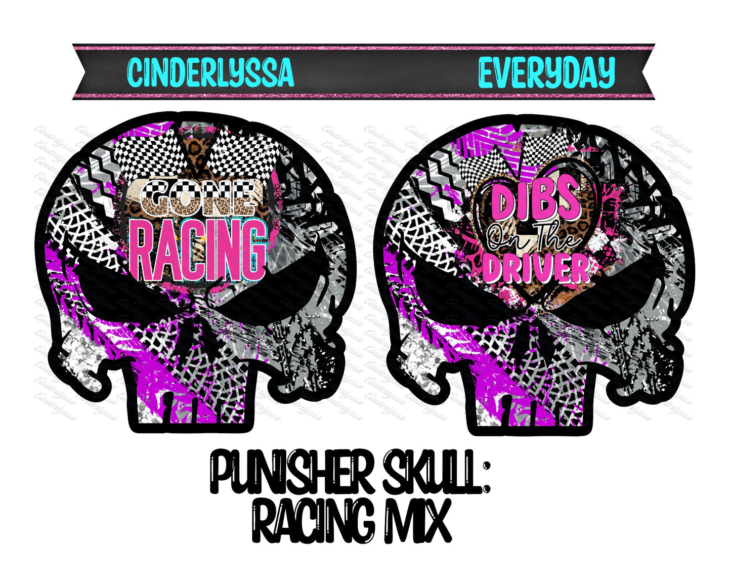 Punisher Skull Mix Cardstock Silicone Mold, Aroma Bead Molds, Premium Cardstock Images