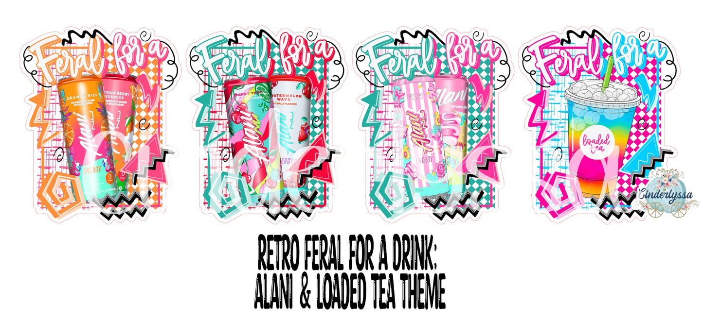 Retro Feral For A Drink Cardstock Silicone Mold, Aroma Bead Molds, Premium Cardstock Images