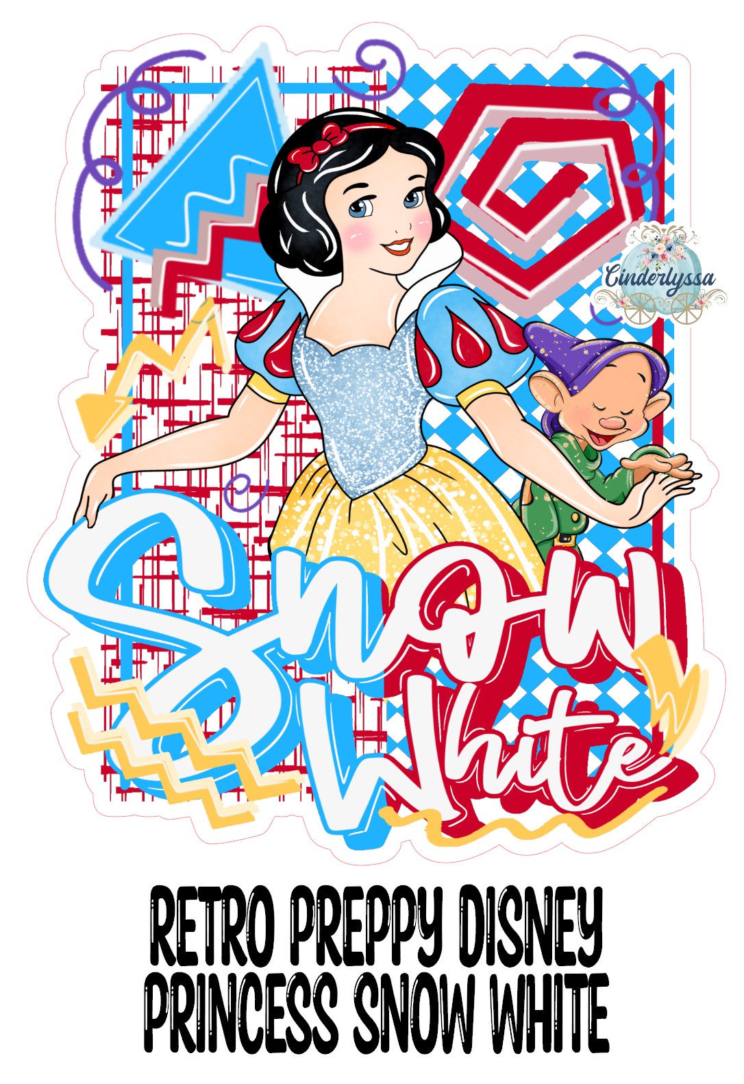 Retro Preppy Disney Princess Snow White Cardstock Silicone Mold, Aroma Bead Molds, Premium Cardstock Images