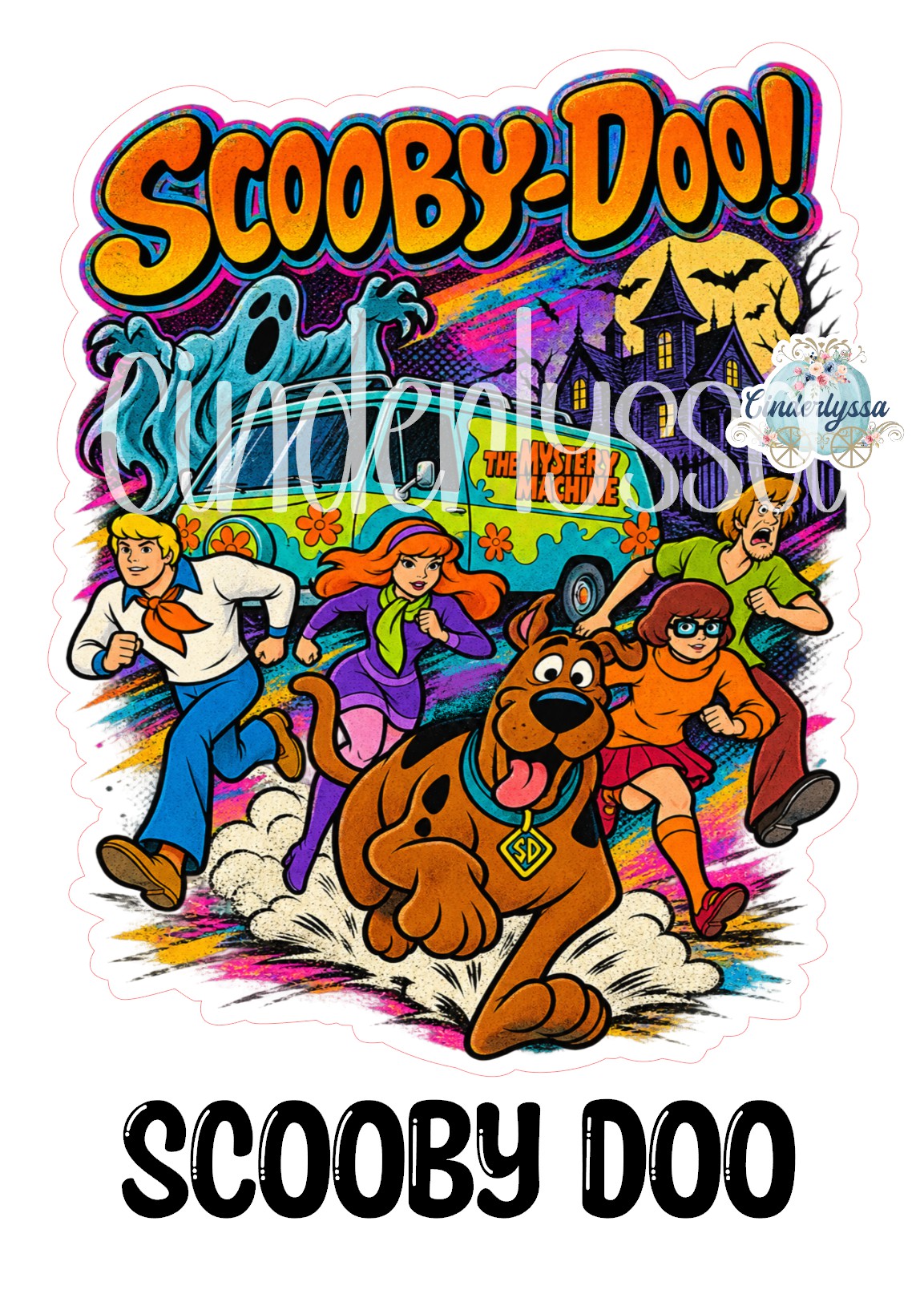 Scooby Doo Cardstock Silicone Mold, Aroma Bead Molds, Premium Cardstock Images