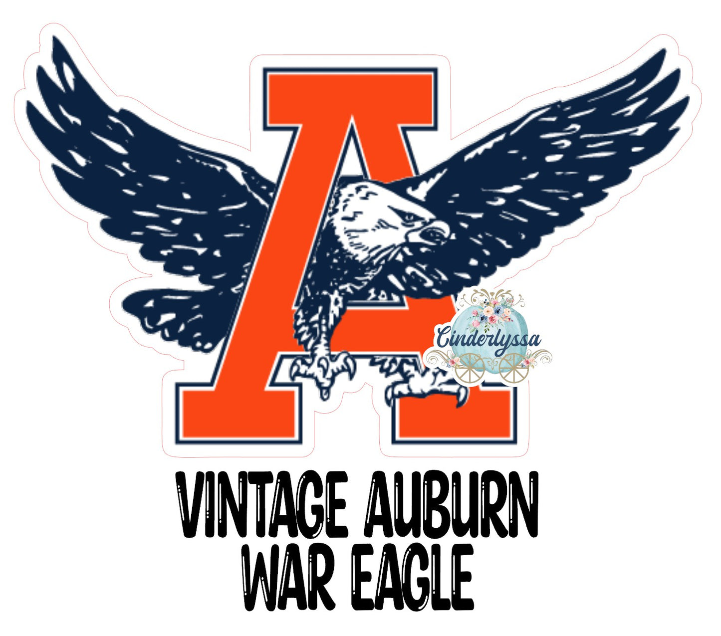 Vintage Auburn War Eagle Cardstock Silicone Mold, Aroma Bead Molds, Premium Cardstock Images